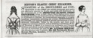 Shoulders Collection: Advert, Binyon's Elastic Chest Expander