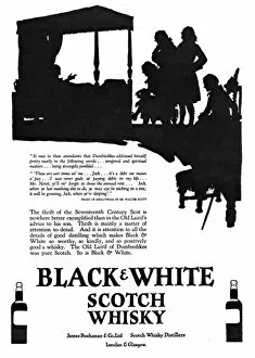Thrift Collection: Advertisement for Black & White Whisky