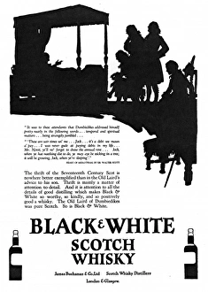 Thrift Collection: Advertisement for Black & White Whisky