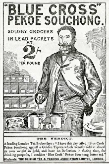 Beverage Prints: Advert, Blue Cross Pekoe Souchong Tea