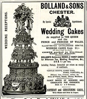 Appointment Gallery: Advert, Bolland & Sons, Chester, Wedding Cakes