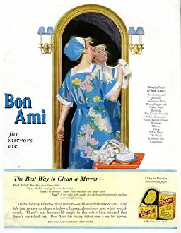 Advert, Bon Ami cleaning and polishing cake and powder