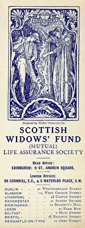 Month Collection: Advertising bookmark, November, designed by Walter Crane