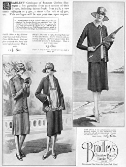 Images Dated 4th March 2016: Advert for Bradleys Summer Clothes Catalogue, London, 1926
