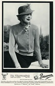 Advert for Braemar Scotlands finest knitwear 1935