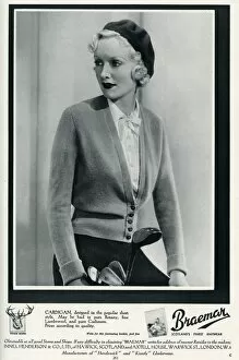 Knit Gallery: Advert for Braemar Scotlands finest knitwear 1935