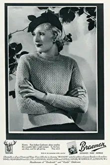 Advert for Braemar Scotlands finest knitwear 1935