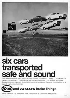 Transporting Prints: Advertisement for Brake Linings