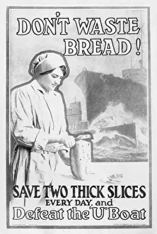 Slices Prints: Advert / Bread / Graphic Ww1