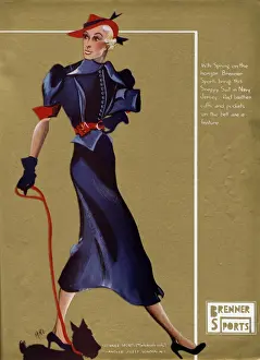 Wrist Prints: Advert for Brenner Sports - womens clothing 1936