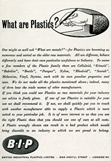 Advert for British Industrial Plastic Limited 1943 Advert for British Industrial Plastic Limited 1943