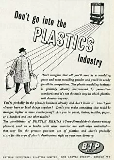 Images Dated 15th June 2012: Advert for British Industrial Plastic Limited 1944