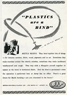 Advert for British Industrial Plastic Limited 1944