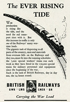 Advert for British Railways 1943 Advert for British Railways 1943
