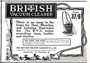 Healthy Prints: Advert for The British Vacuum cleaner 1912