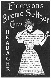 Medicines Prints: Advert / Bromo-Seltzer