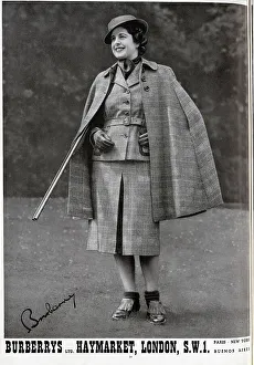 Belted Prints: Advert for Burberry