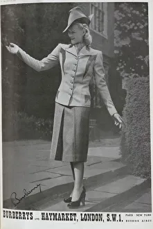 Advert for Burberry