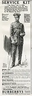 Advert for Burberrys WWI service coats 1916