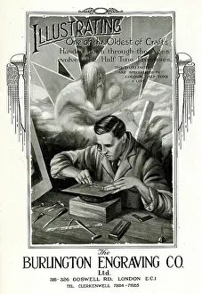 Advert, The Burlington Engraving Co Ltd, London