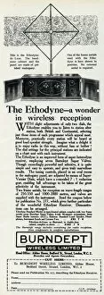 Dials Gallery: Advert for Burndept - Ethodyne wireless 1925