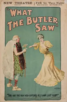 Situation Prints: Advertisement for What The Butler Saw