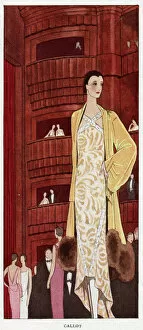 Images Dated 19th February 2016: Advertisement for Callot fashions