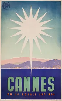 Shining Prints: Advertisement for Cannes, South of France