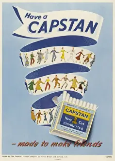 Cigs Prints: Advert / Capstan Cigs 1951