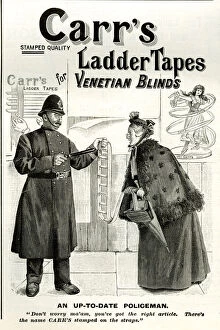 Images Dated 6th March 2019: Advert, Carrs Ladder Tapes for Venetian Blinds