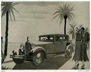 Advertisement for cars and fashions