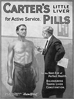 Physical Collection: Advertisement, Carters Little Liver Pills, WW1