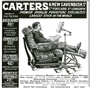 Images Dated 21st November 2018: Advert for Carters reading stands 1906