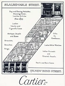 Images Dated 23rd December 2019: Advert for Cartier Ltd, London, jewellers