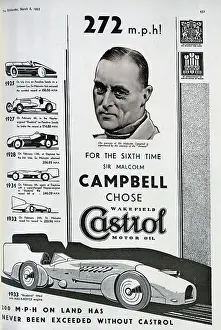Wakefield Prints: Advertisement for Castrol motor oil