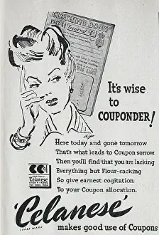 Man Made Prints: Advert for Celanese
