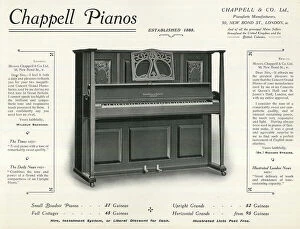 Bond Collection: Advert for Chappell Pianos, London