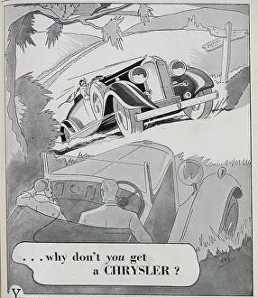 Motorcar Prints: Advert for Chrysler Cars