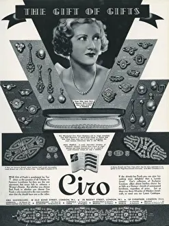 Advert for Ciro jewellery 1936