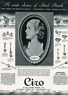Advert for Ciro jewellery 1936