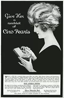 Beaded Collection: Advert for Ciro pearls 1922