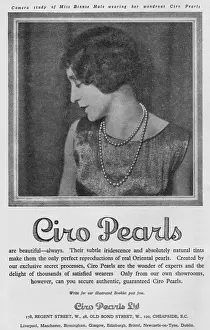 Advert for Ciro pearls, 1926