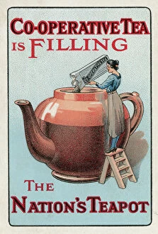 Nation Collection: Advert, Co-Operative Tea is filling the Nation's Teapot