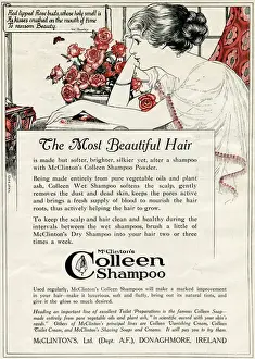 Shampoo Prints: Advert for Colleen shampoo 1918
