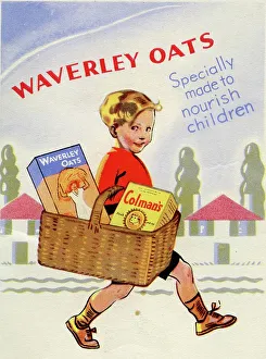 Mustard Prints: Advert for Colman's Waverley Oats