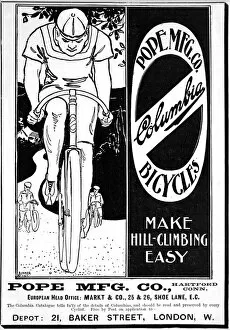 Advertisment Gallery: Advertisement for Columbia Bicycles, 1897