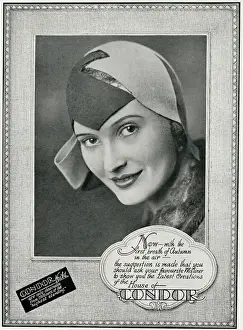 Condor Prints: Advert for Condor hats 1929