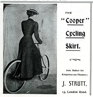 Strutt Gallery: Advert, The Cooper Cycling Skirt