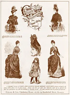 Advert for Copland & Lye womens dresses 1887