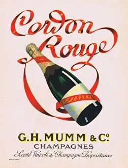 Advert for Cordon Rouge Champagne, 1927